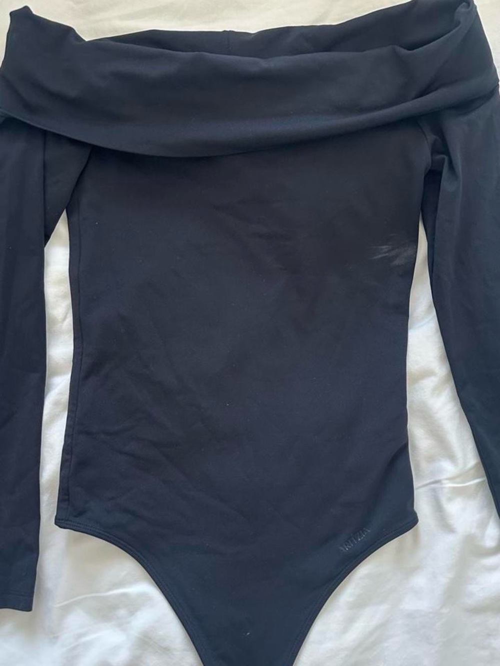 Aritzia Babaton Contour Black Bodysuit Off the shoulder